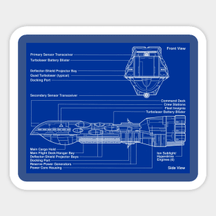 Imperial Dreadnaught Blueprint Sticker